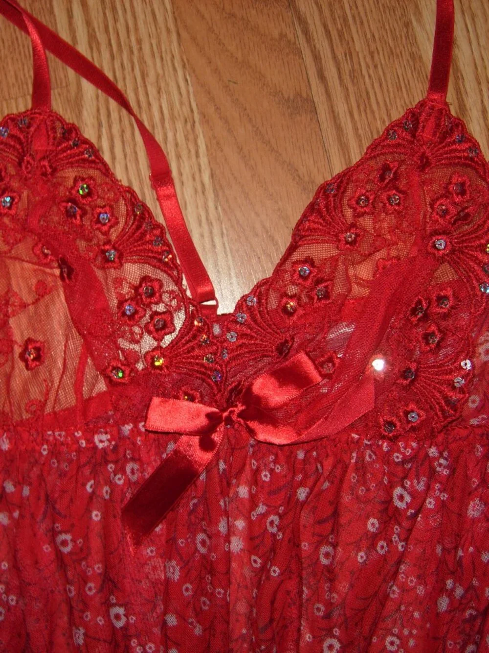 Mesh Babydoll Lingerie XL